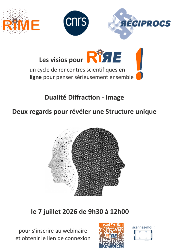 Affiche réunion cristallographie